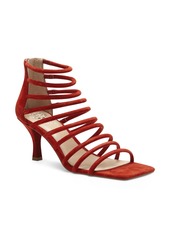 Vince Camuto Ambaritan Strappy Sandal in Cherry Berry at Nordstrom