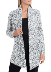 Vince Camuto Animal Print Fuzzy Sweater