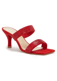 Vince Camuto Aslee Sandal in Cherry Berry at Nordstrom