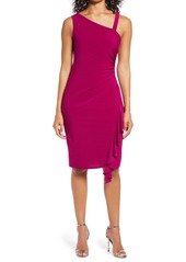 Vince Camuto Asymmetrical Ruched Cocktail Dress
