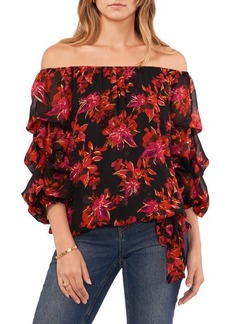 Vince Camuto Balloon Sleeve Off the Shoulder Top