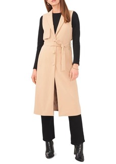 Vince Camuto Belted Long Trench Vest