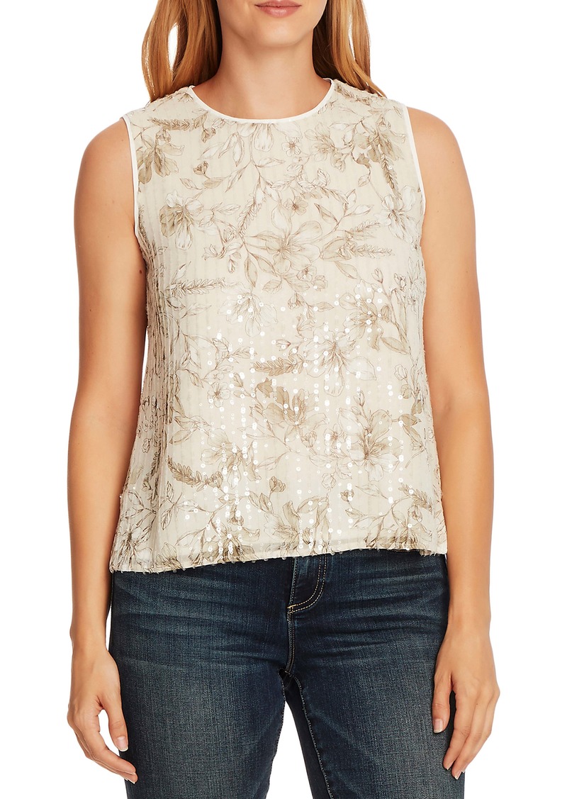 vince camuto sequin top