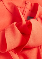 Vince Camuto Bow-Neck Halter Dress - Hot Coral
