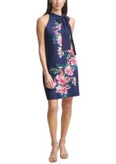 Vince Camuto Bow-Neck Shift Dress