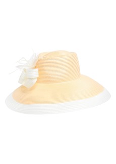 Vince Camuto Bow Two-Tone Hat in Peach at Nordstrom Rack