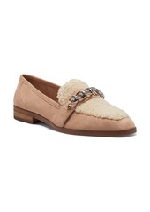 Vince Camuto Breenan Faux Fur Loafer in Light Brown at Nordstrom