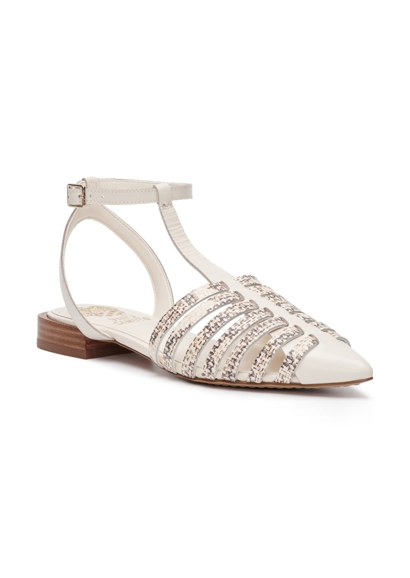 Vince Camuto Caleren Pointed Toe Flat in Creamy White at Nordstrom Rack