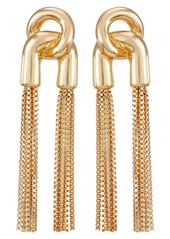 Vince Camuto Chain Tassel U-Drop Earrings in Gold at Nordstrom Rack