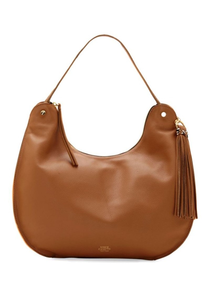 vince camuto leather hobo bag