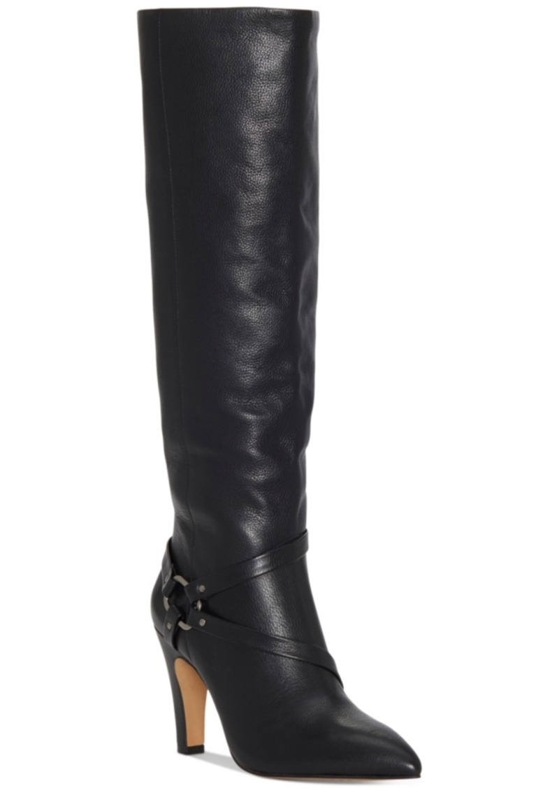 wide calf dress boots leather