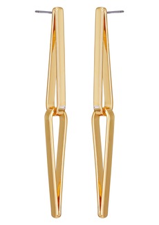 Vince Camuto Clearly Disco Drop Earrings in Gold Tone at Nordstrom Rack