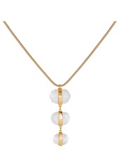 Vince Camuto Clearly Disco Linear Pendant Necklace in Gold Tone at Nordstrom Rack