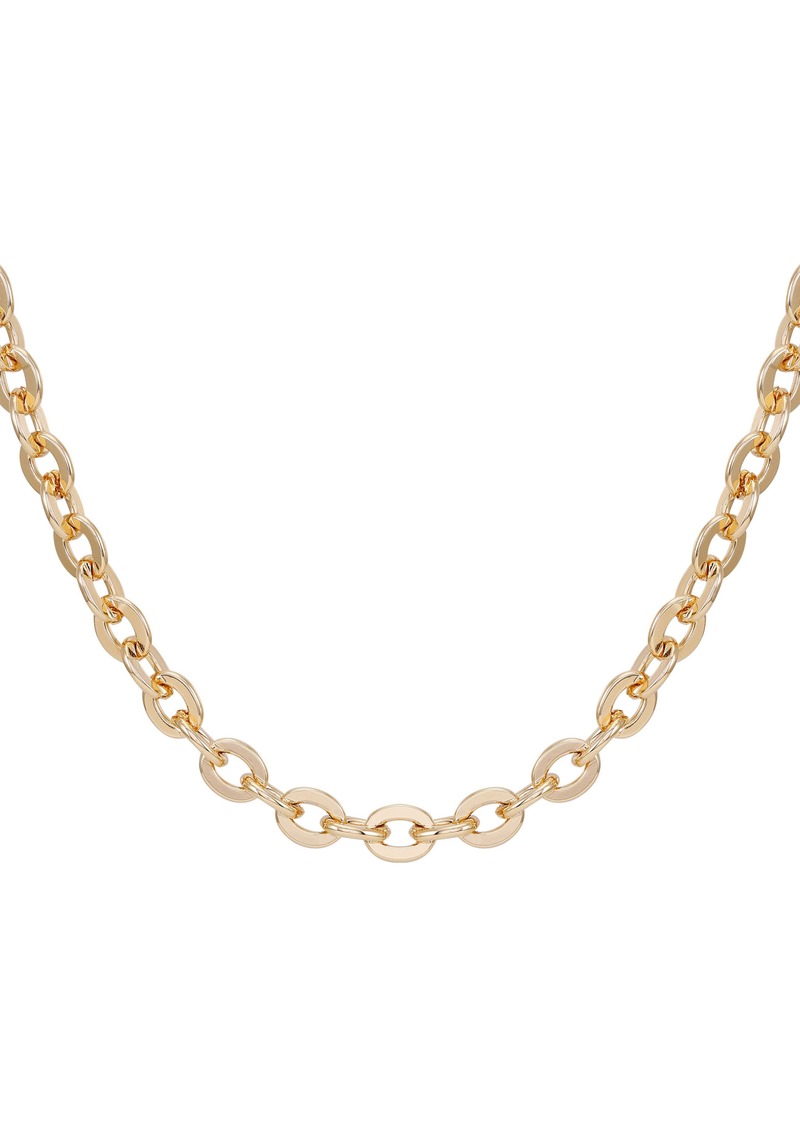 Vince Camuto Clearly Disco Oval Link Necklace in Gold Tone at Nordstrom Rack