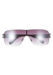 Vince Camuto Combo Shield Sunglasses in Silver Black at Nordstrom Rack