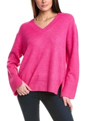 Vince Camuto Contrast Chain Stitch Sweater