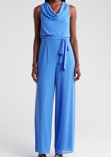 Vince Camuto Cowl Neck Chiffon Jumpsuit in Periwinkle at Nordstrom Rack