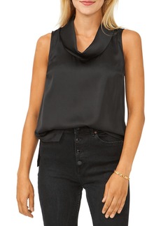 VINCE CAMUTO Cowl Neck Satin Shell
