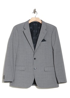 Vince Camuto Crosshatch Check Notch Lapel Sport Coat in Black/White at Nordstrom Rack