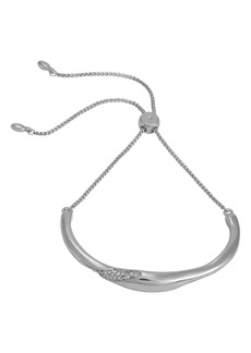 Vince Camuto Crystal Accent Slider Chain Bracelet in Silver Tone at Nordstrom Rack