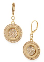 Vince Camuto Crystal Coin Earrings in Gold/crystal at Nordstrom