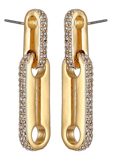 Vince Camuto Crystal Pavé Drop Earrings in Gold at Nordstrom Rack