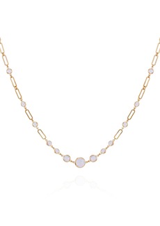 Vince Camuto Crystal Station Choker Necklace in Gold at Nordstrom Rack