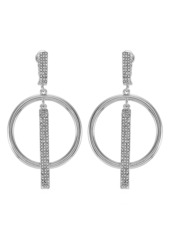 Vince Camuto CZ Drop Earrings in Imitation Rhodium at Nordstrom Rack