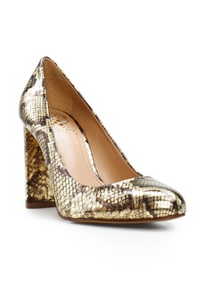 Vince Camuto Desimmy Pump in Gold at Nordstrom Rack