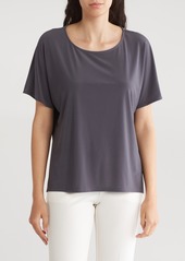 Vince Camuto Dolman Sleeve High/Low Top in Rich Black at Nordstrom Rack