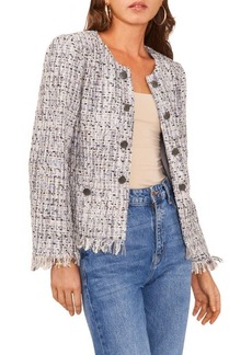 Vince Camuto Double Breasted Crop Tweed Jacket