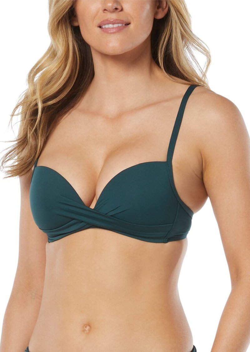 Vince Camuto Draped Bikini Top