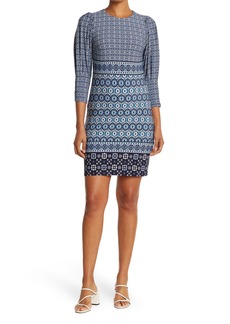 Vince Camuto Dress With Novelty Sleeves in Blue at Nordstrom Rack