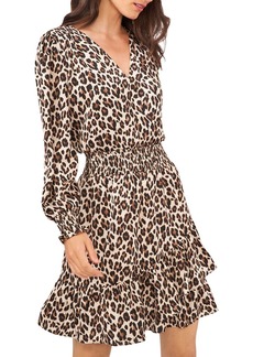 Vince Camuto Elegant Leopard Print Dress