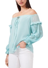 Vince Camuto Embroidered Off-The-Shoulder Top