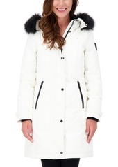 Vince Camuto Faux-Fur-Trim Hooded Parka, Created for Macy's