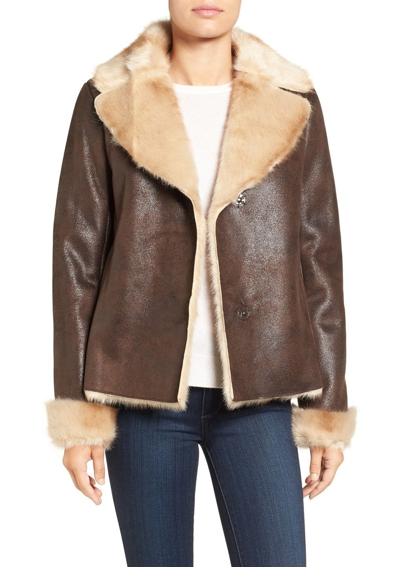 Vince Camuto Vince Camuto Faux Shearling Coat | Outerwear