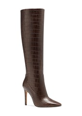 Vince Camuto Fendels Knee High Boot in Brown Croco at Nordstrom