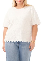 Vince Camuto Fleur Bloom Lace Top