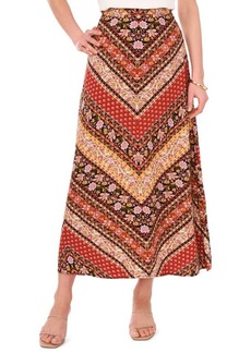 Vince Camuto Floral A-Line Maxi Skirt
