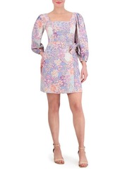 Vince Camuto Floral Balloon Sleeve Minidress