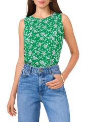 Vince Camuto Floral Print Sleeveless Top