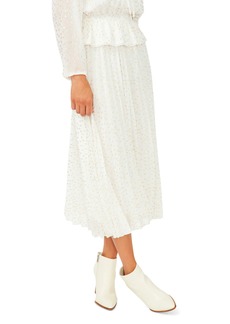 Vince Camuto Foil Dot Chiffon Skirt in New Ivory at Nordstrom