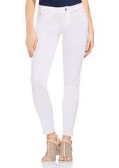 VINCE CAMUTO Frayed Skinny Jeans in Ultra White