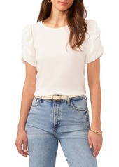 Vince Camuto Gathered Puff Sleeve Blouse