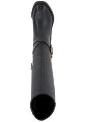 Vince Camuto Gini Buckled Knee-High Riding Boots - Whiskey