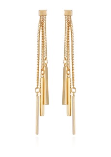 Vince Camuto Gold-Tone Fringe and Bar Drop Earrings - Gold