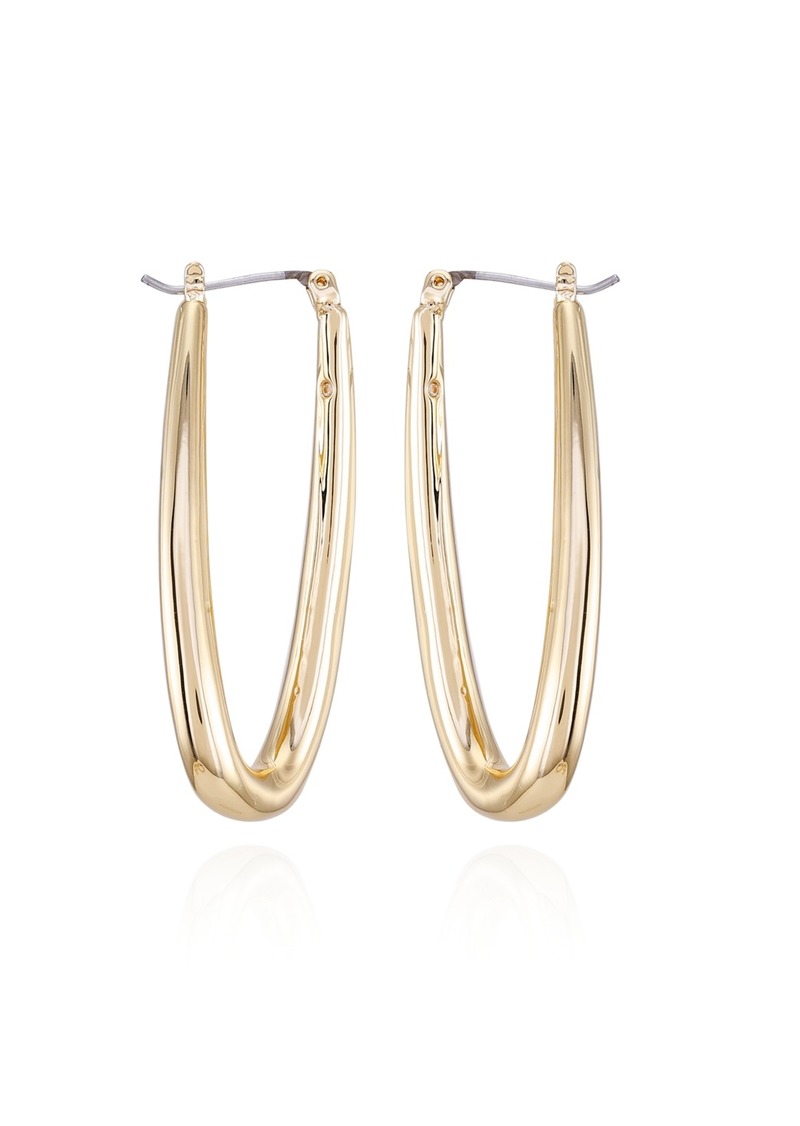 Vince Camuto Gold-Tone Oval Hoop Earrings - Gold