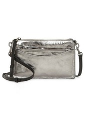 Vince Camuto Greer Leather Crossbody Bag in New Gunmetal at Nordstrom