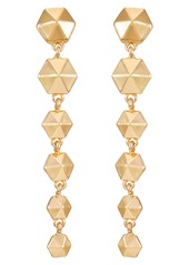Vince Camuto Hexagonal Linear Drop Earrings in Gold at Nordstrom Rack